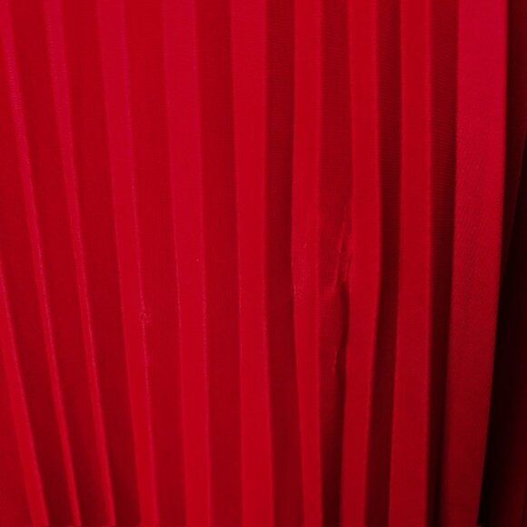 Speechless Kids Pleated Sparkly Maxi Dress Rhinestone Embellished Red Size 8 - Picture 7 of 9